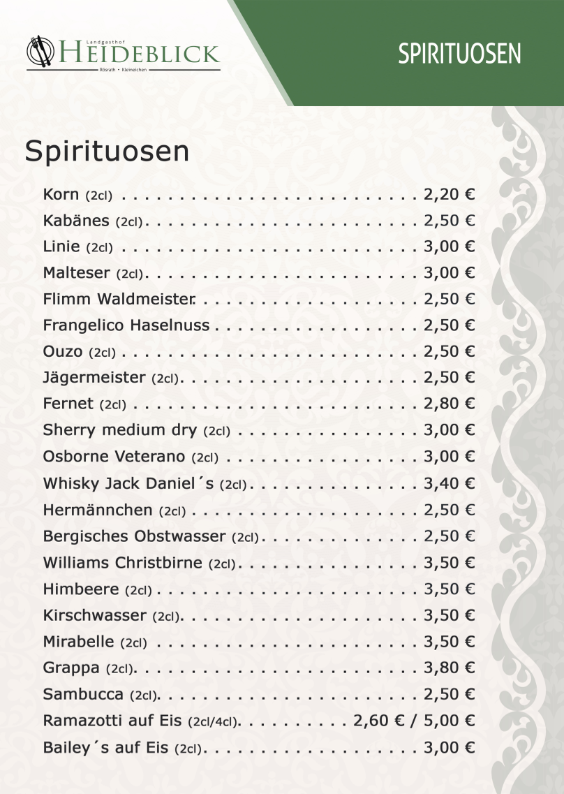Speisekarte photo 2