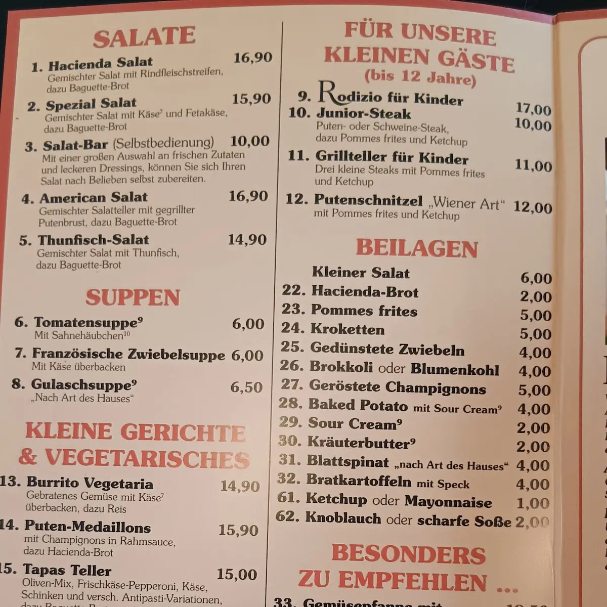 Speisekarte photo 7