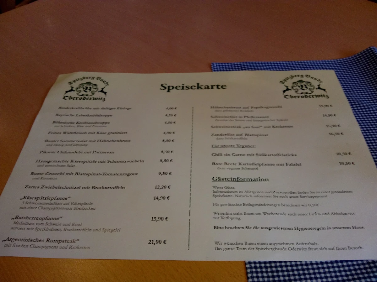 Speisekarte photo 2