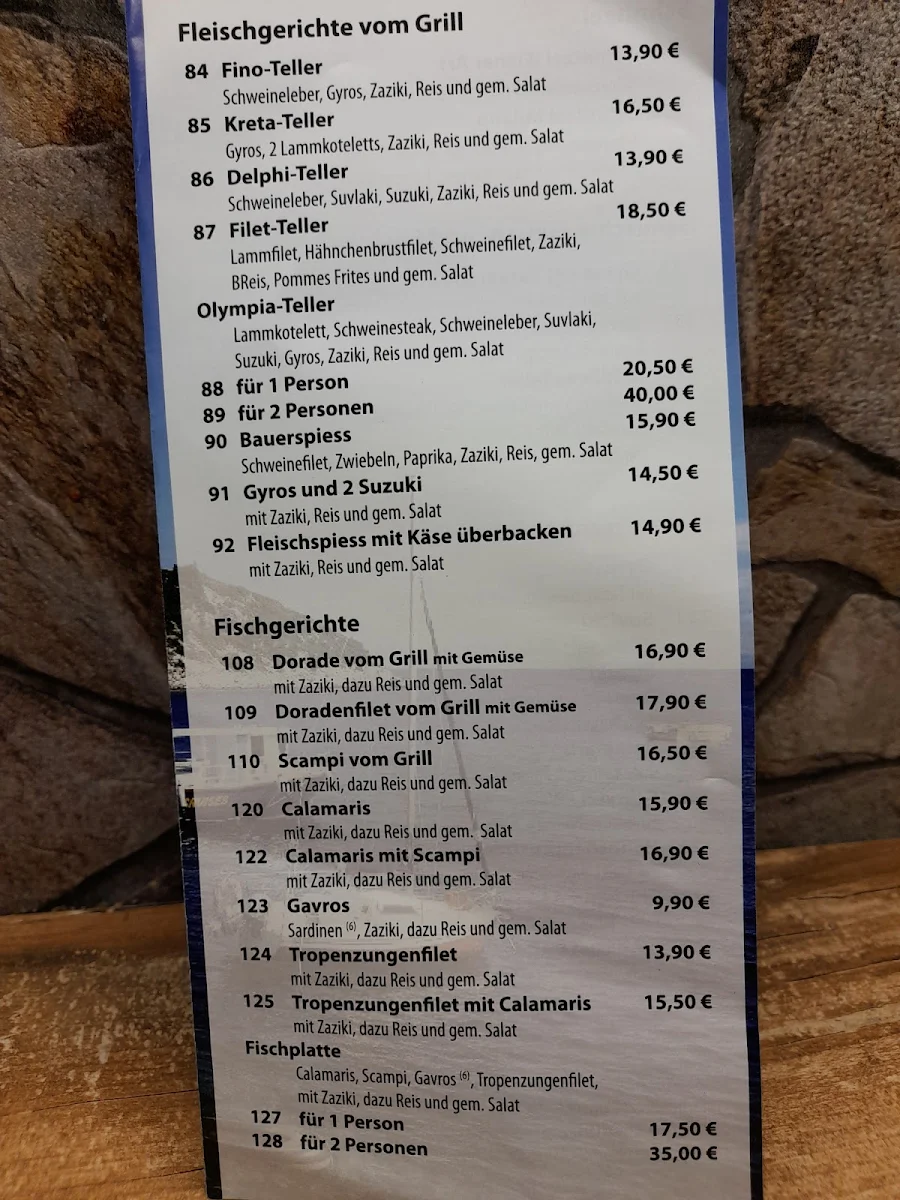 Speisekarte photo 1