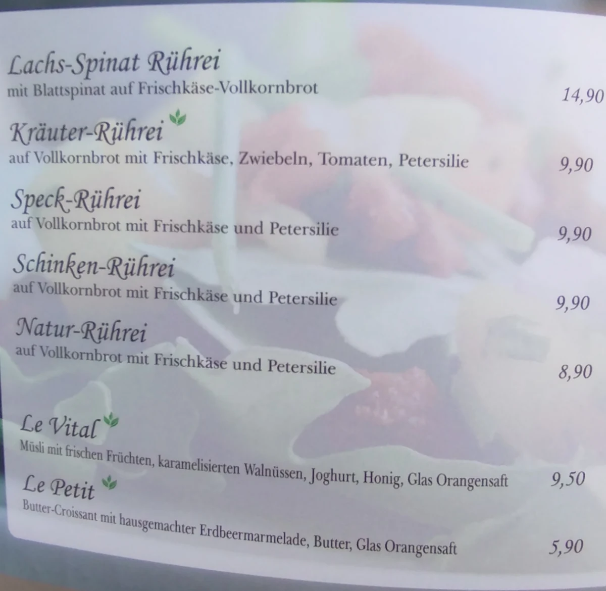 Speisekarte photo 10