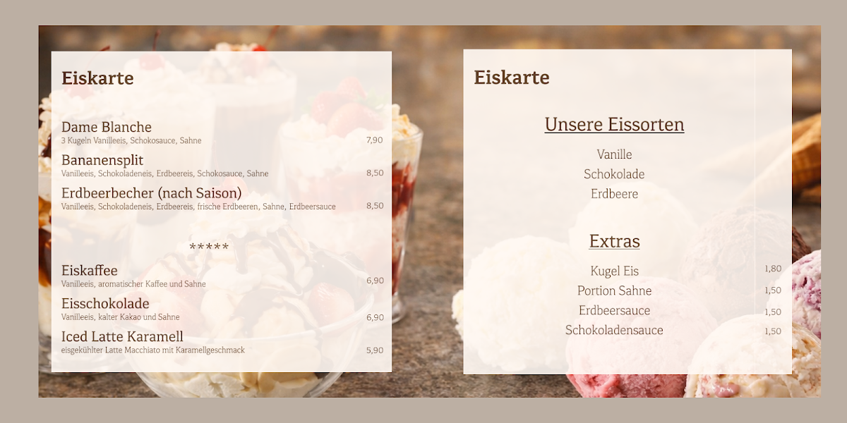 Speisekarte photo 9