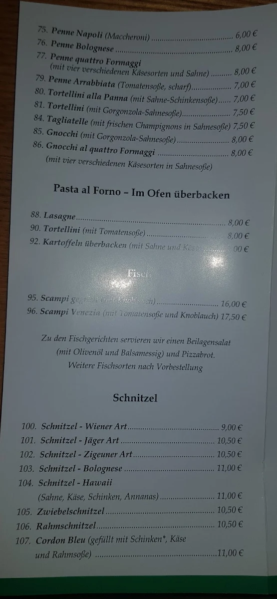 Speisekarte photo 2