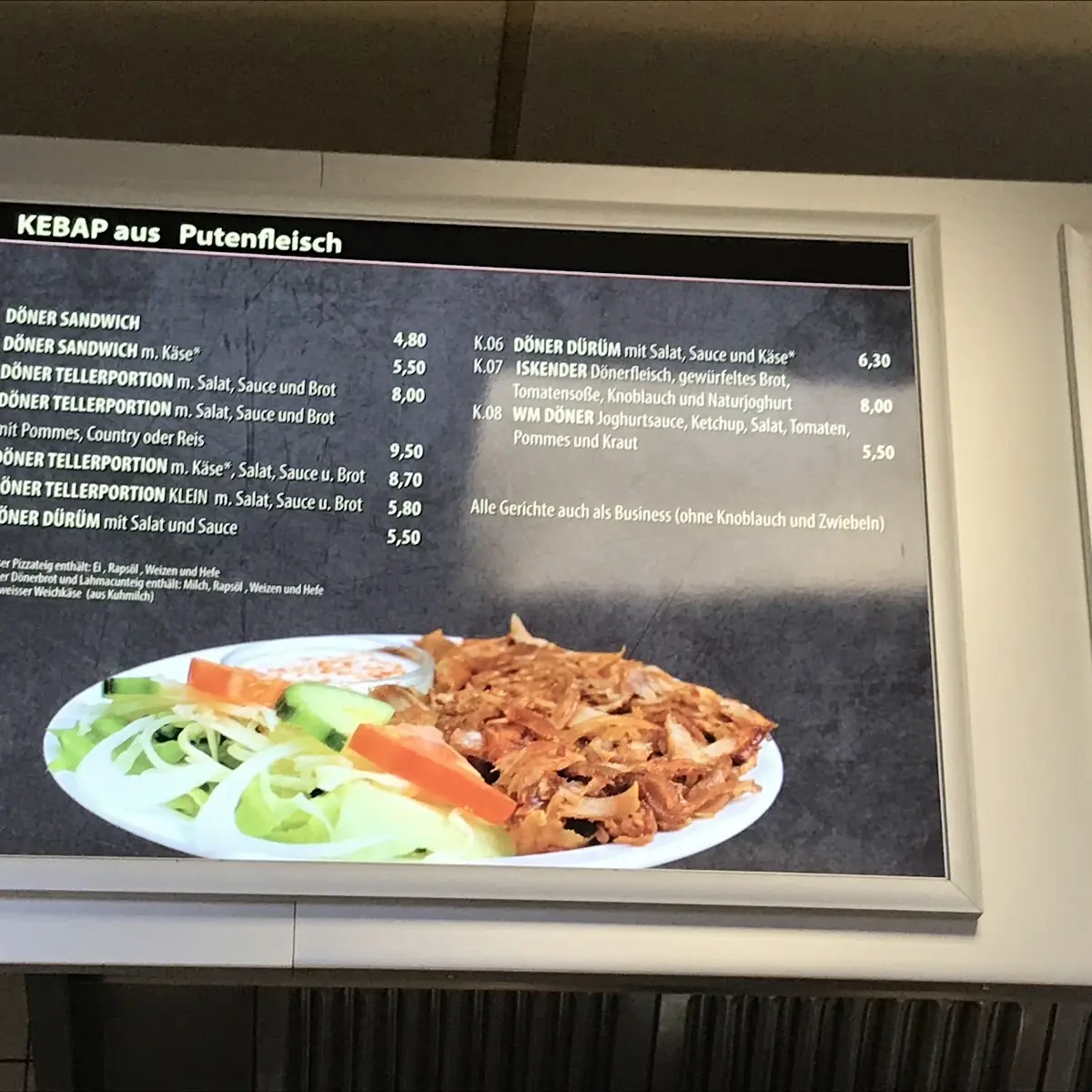 Speisekarte photo 3