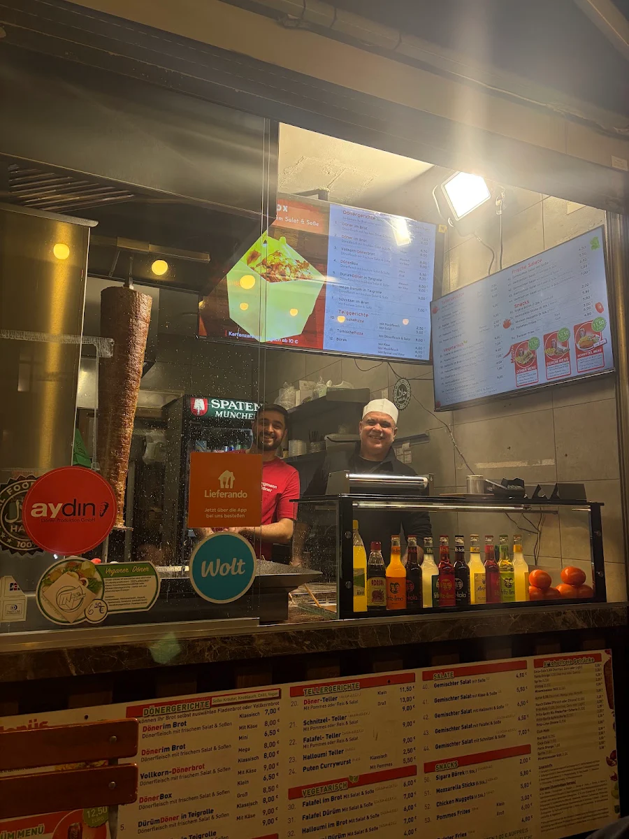 Speisekarte, Bergmann Döner