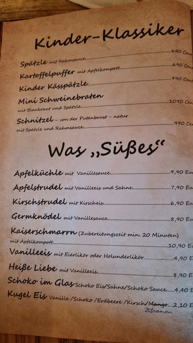 Speisekarte photo 4
