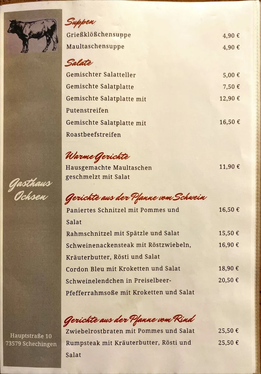 Speisekarte photo 2