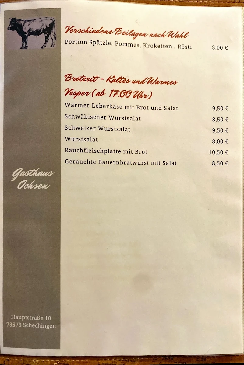 Speisekarte photo 3