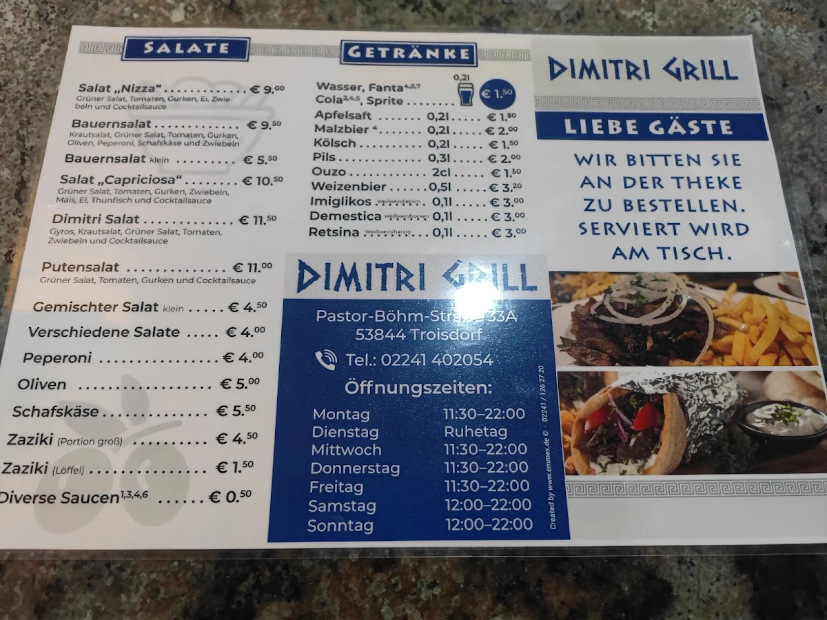 Speisekarte photo 4