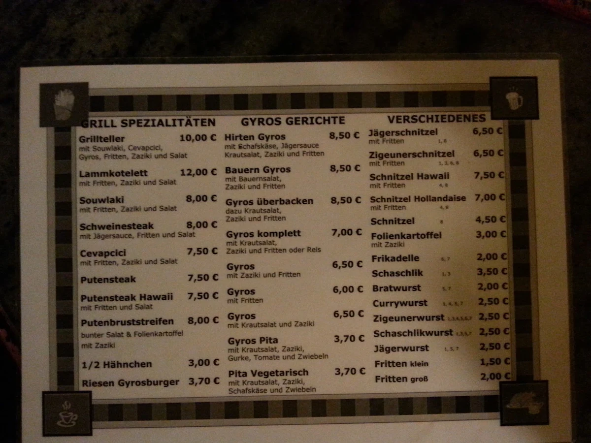 Speisekarte photo 8