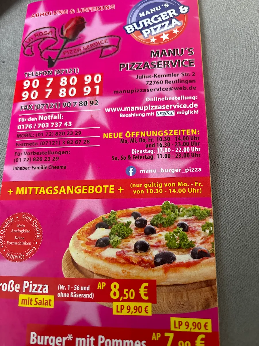 Speisekarte photo 1