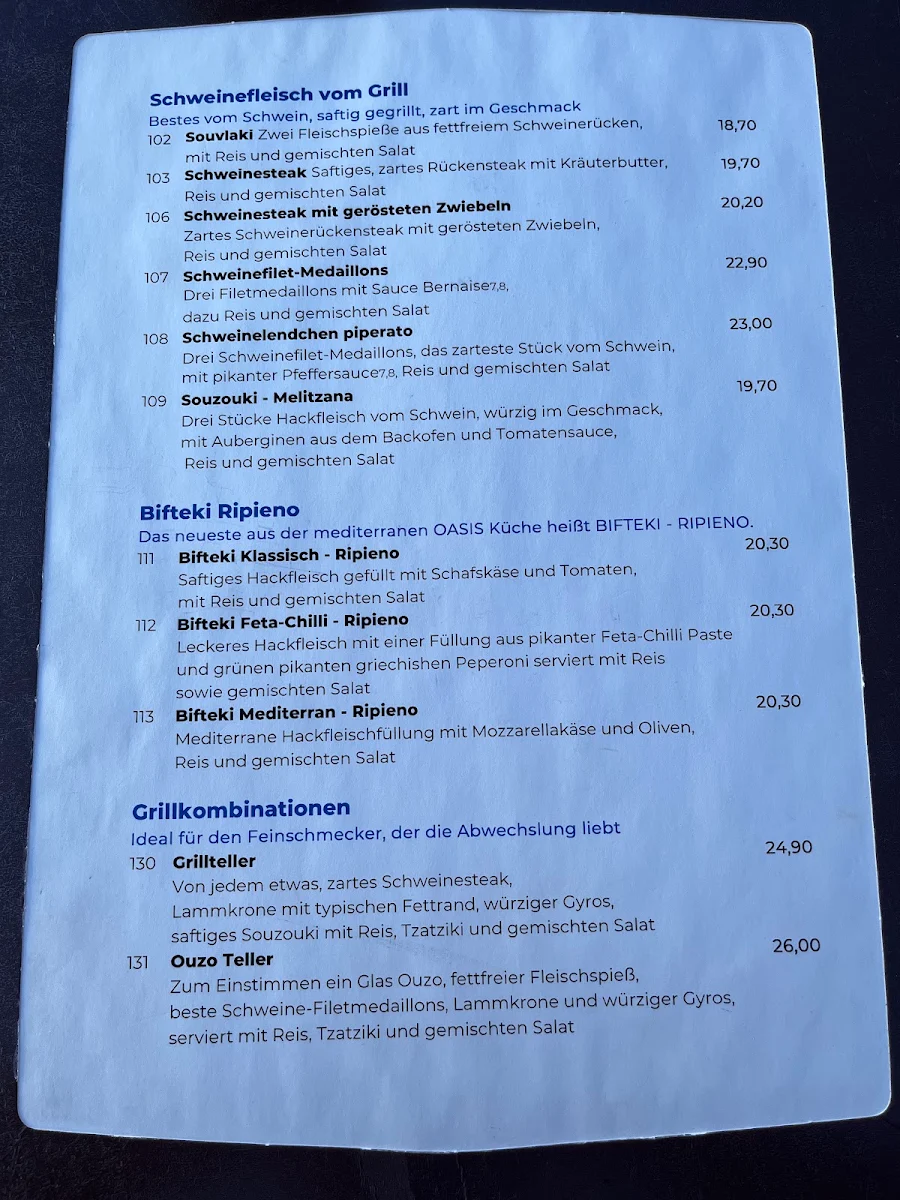 Speisekarte photo 2