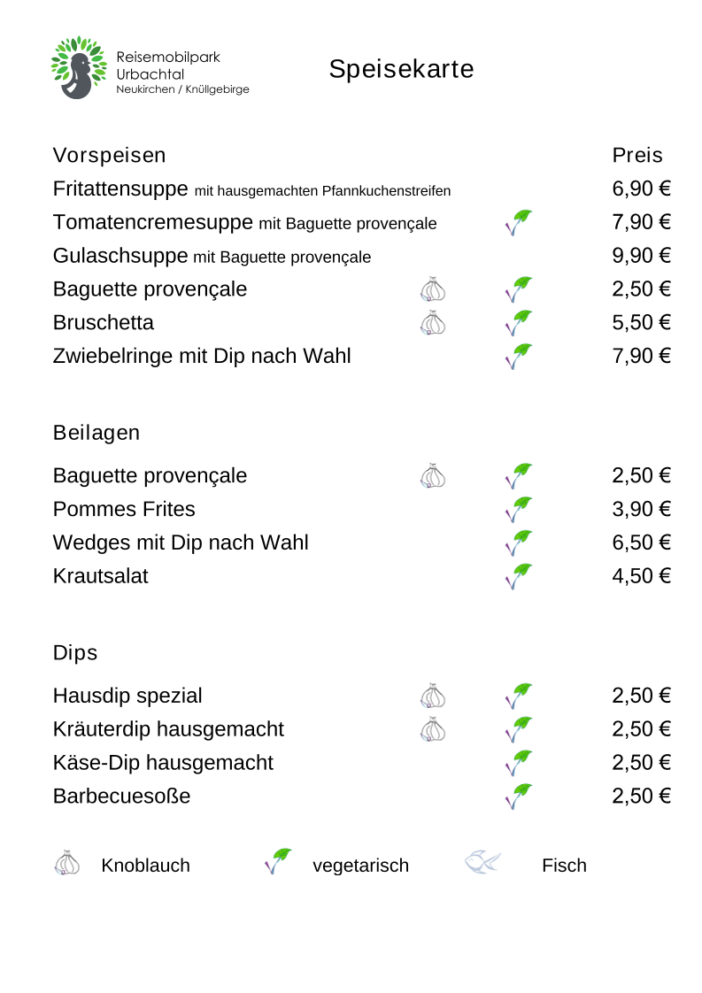Speisekarte photo 3