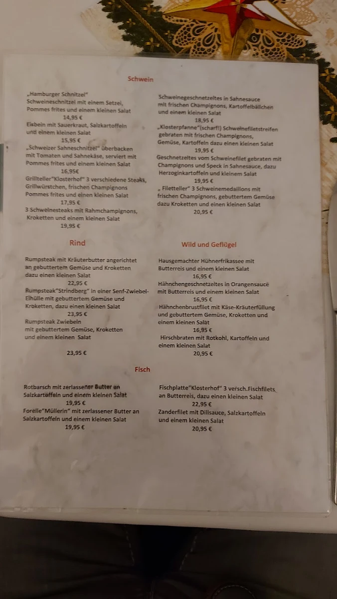 Speisekarte photo 1