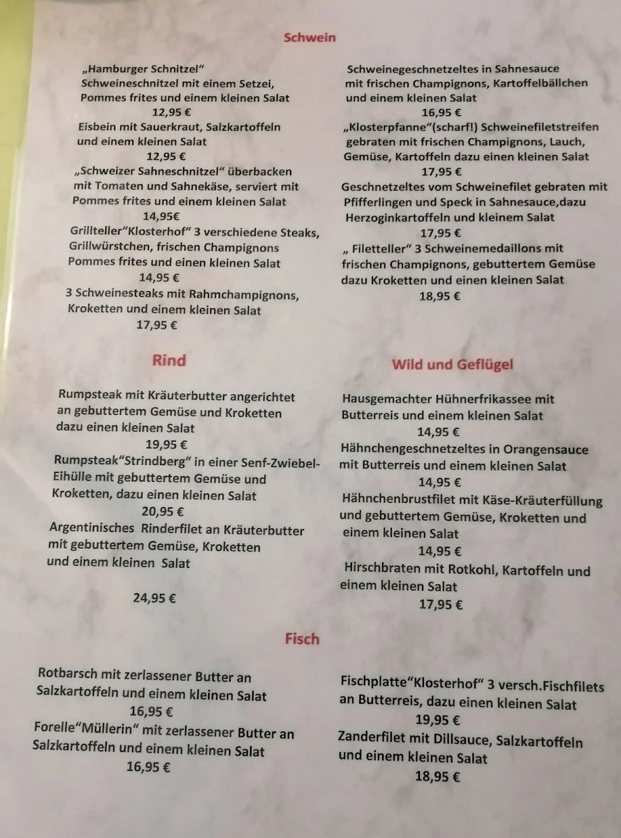 Speisekarte photo 3