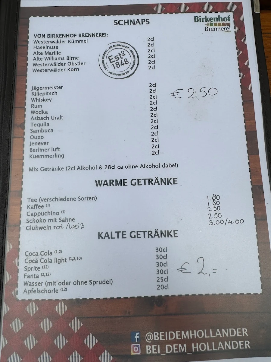 Speisekarte photo 2