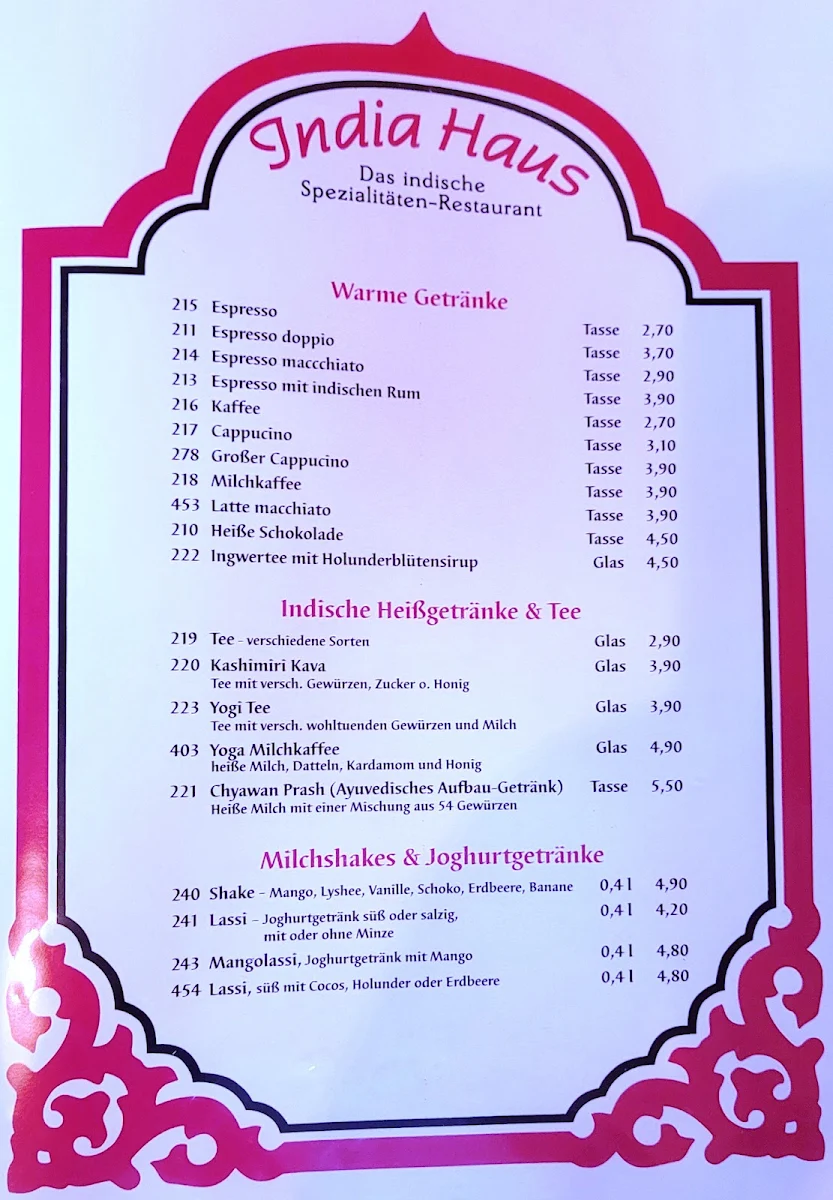 Speisekarte photo 2