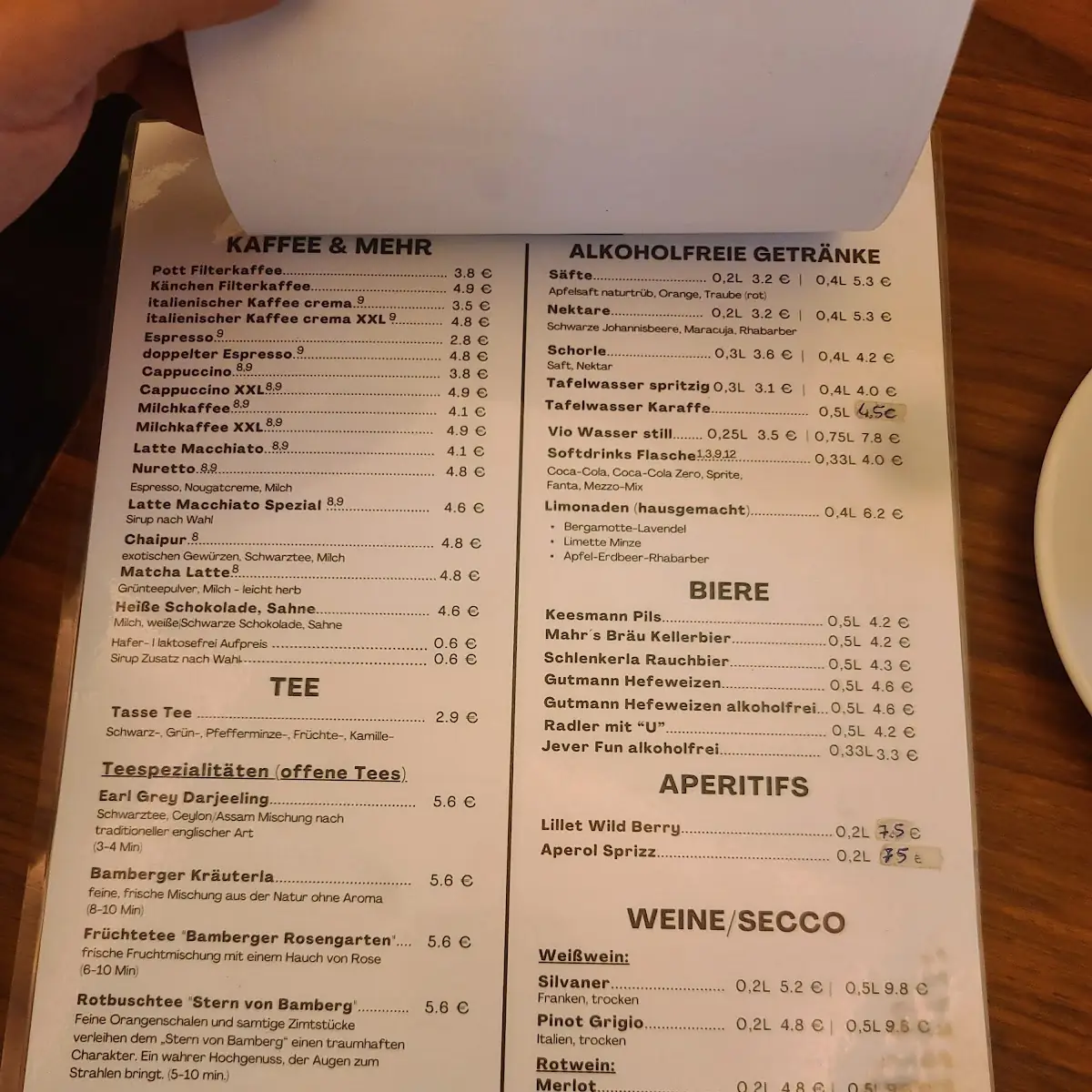 Speisekarte photo 1