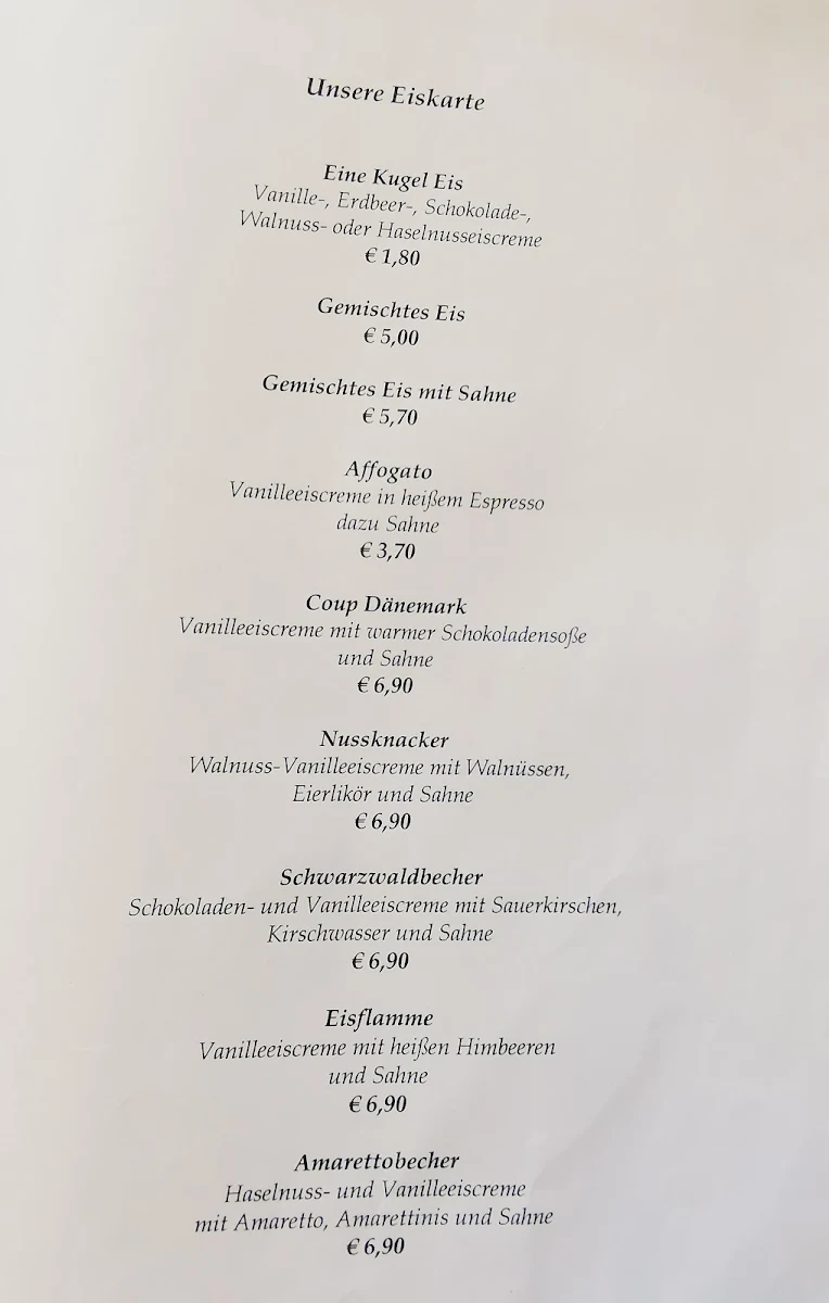 Speisekarte photo 1