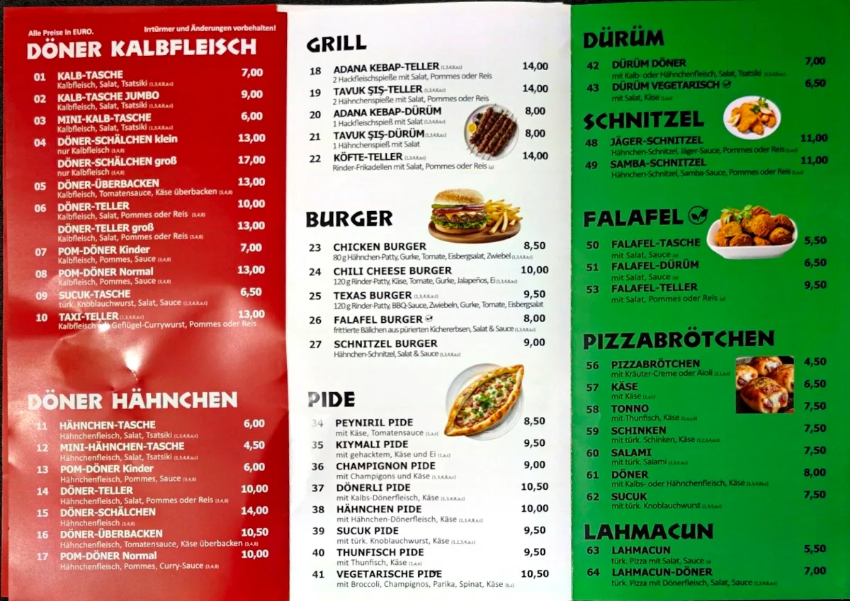 Speisekarte photo 1