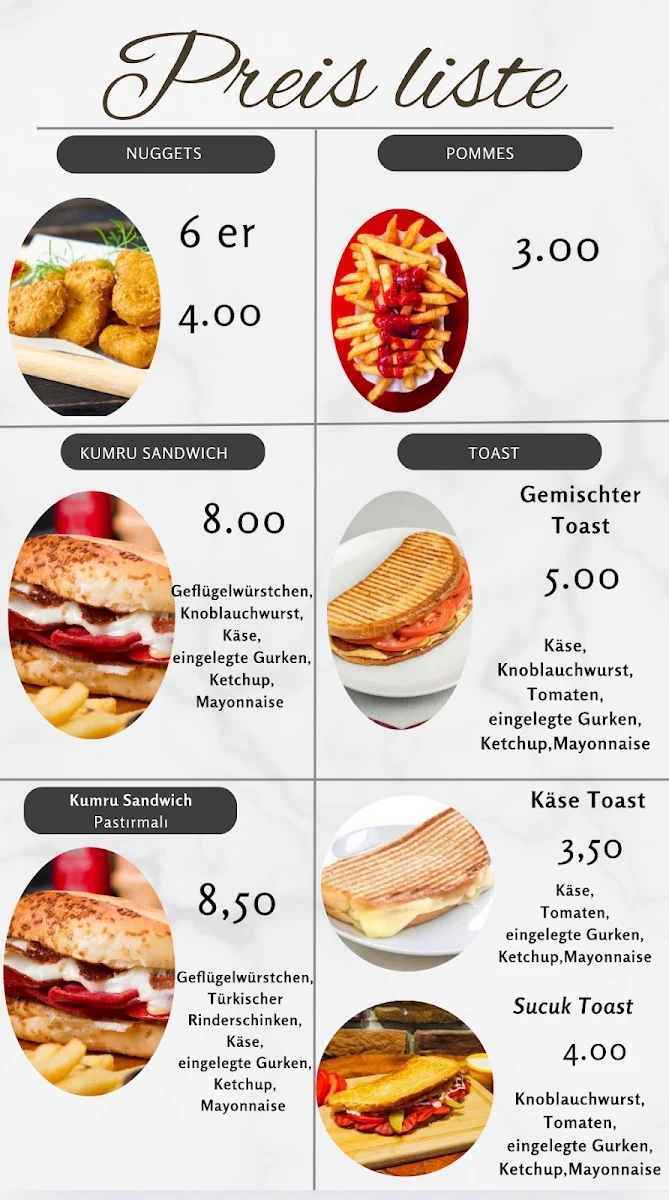 Speisekarte photo 2