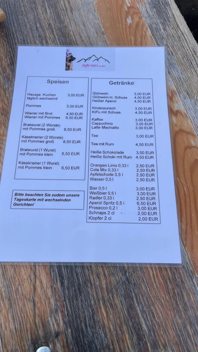 Speisekarte photo 2