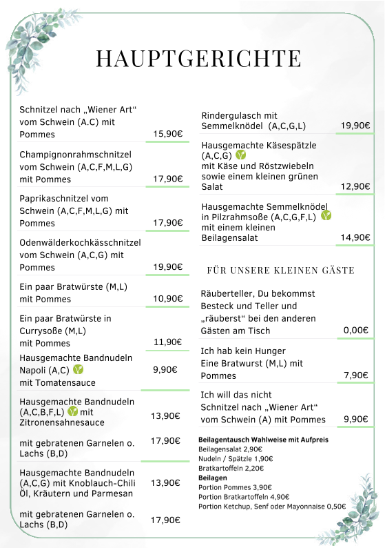 Speisekarte photo 2