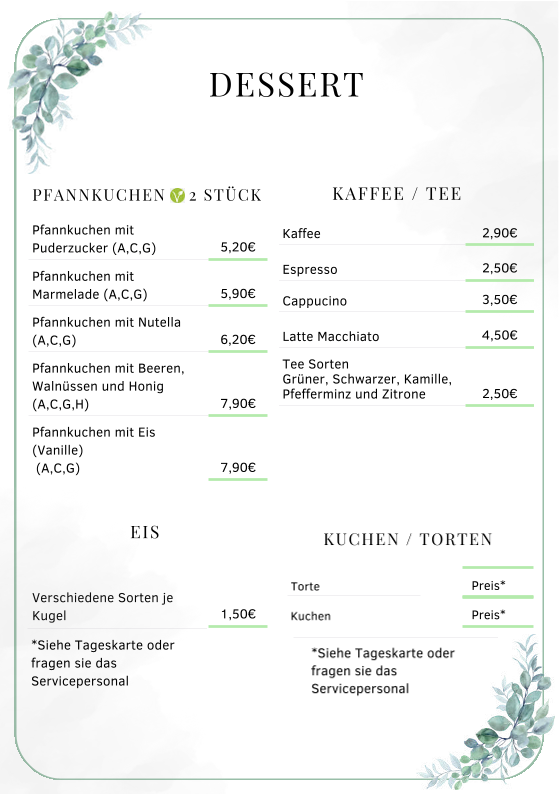Speisekarte photo 6