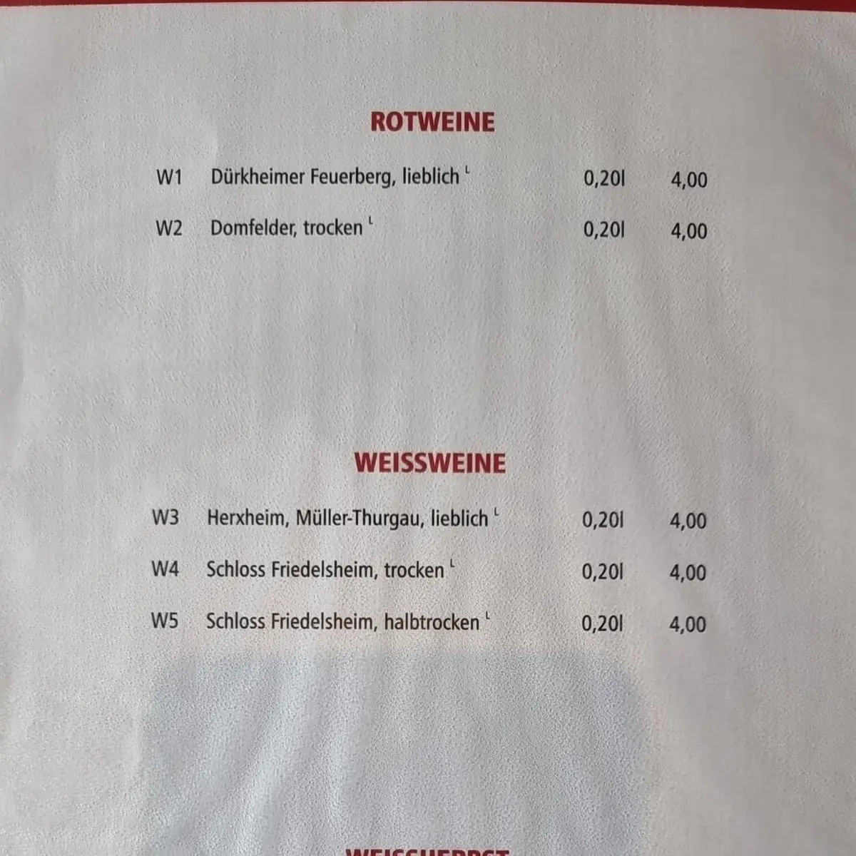Speisekarte photo 8
