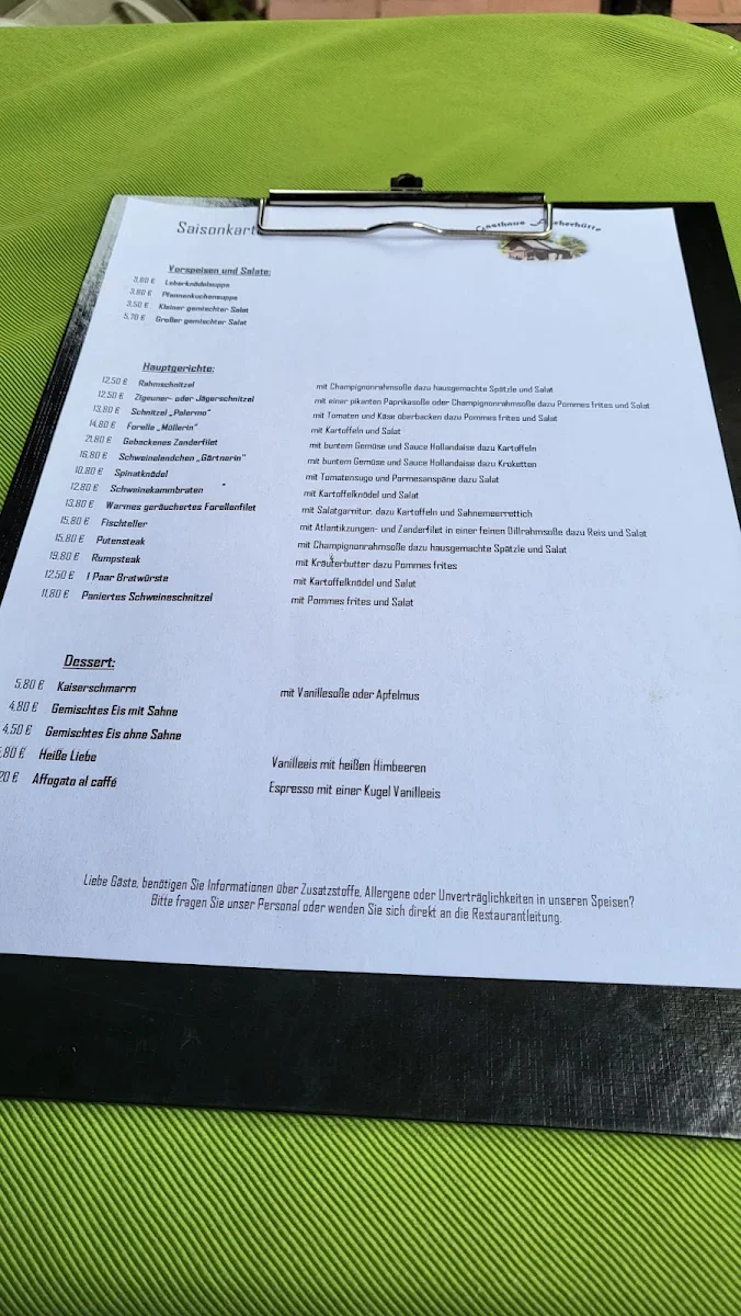 Speisekarte photo 3