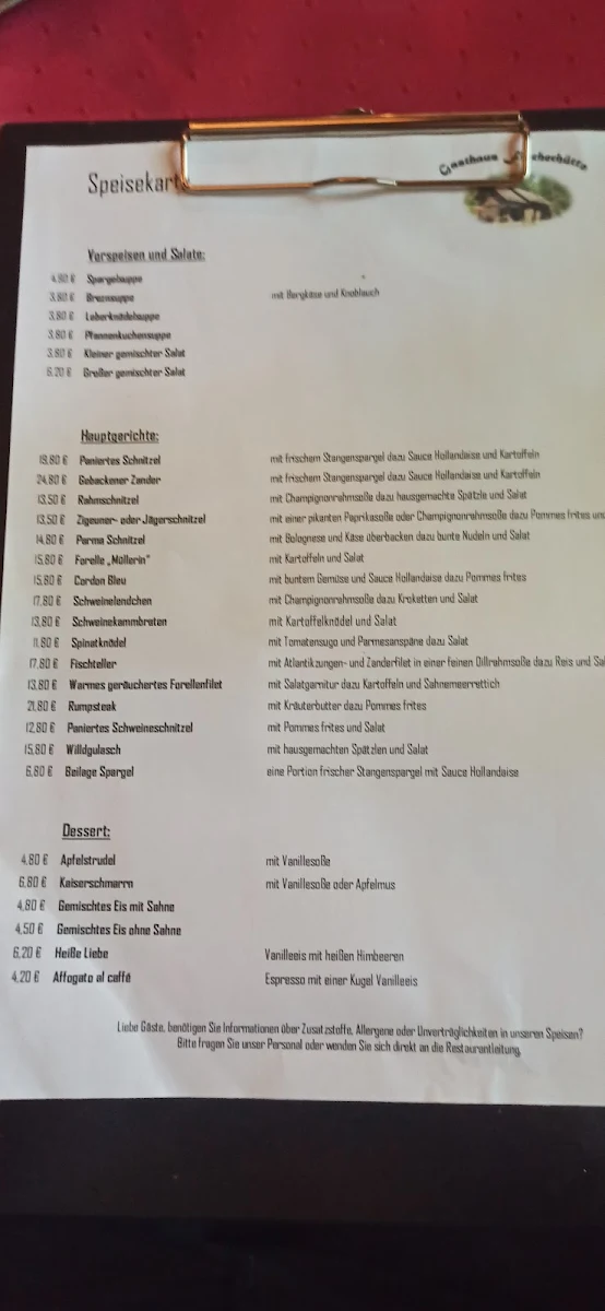 Speisekarte photo 6