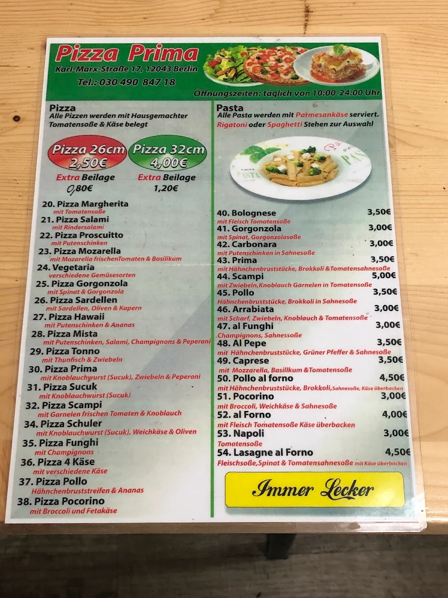 Speisekarte photo 4