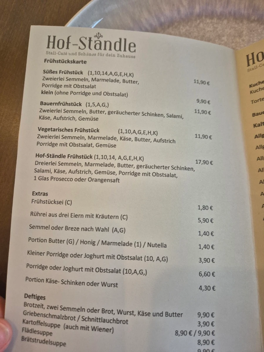 Speisekarte photo 2