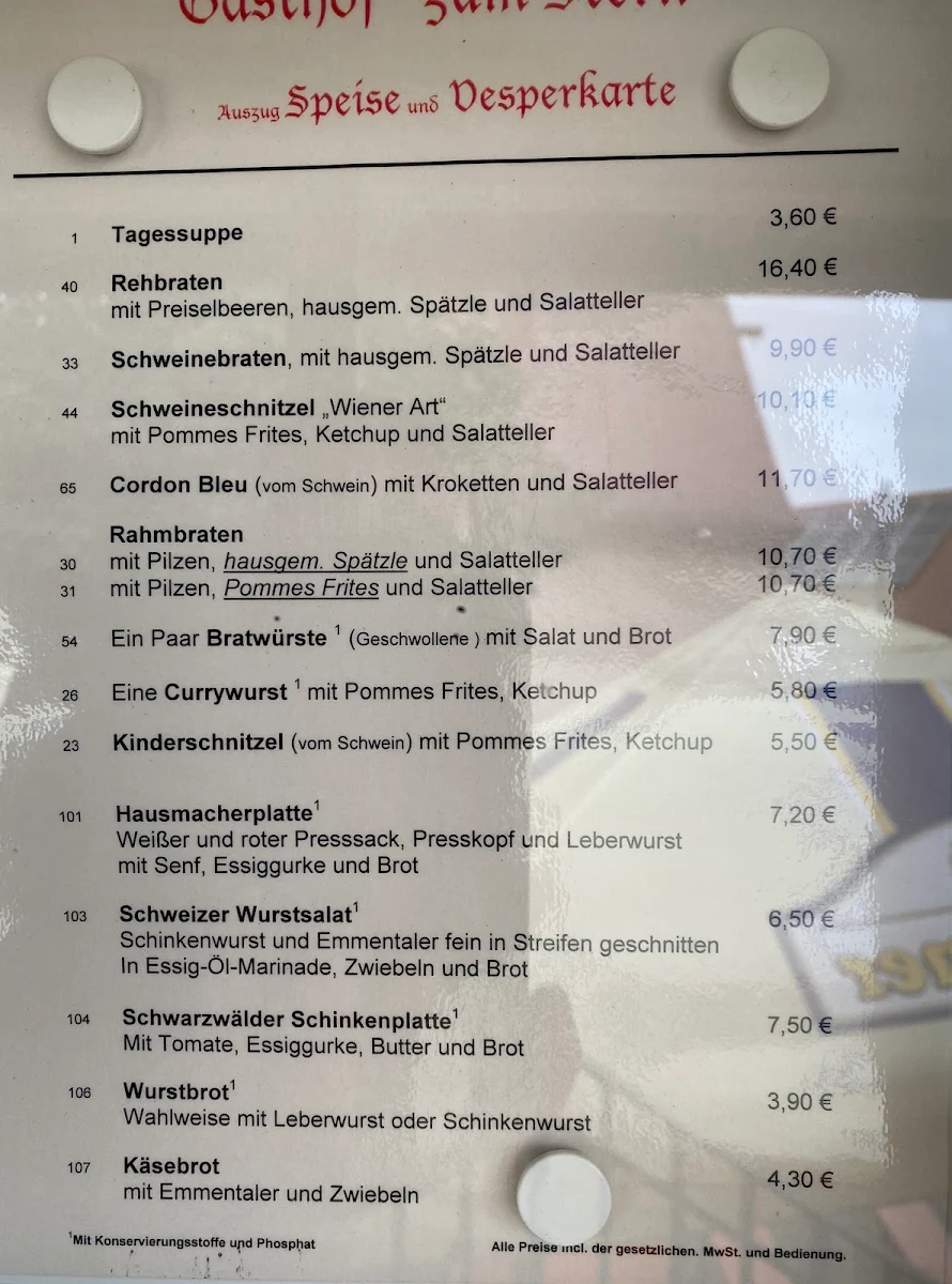 Speisekarte photo 2
