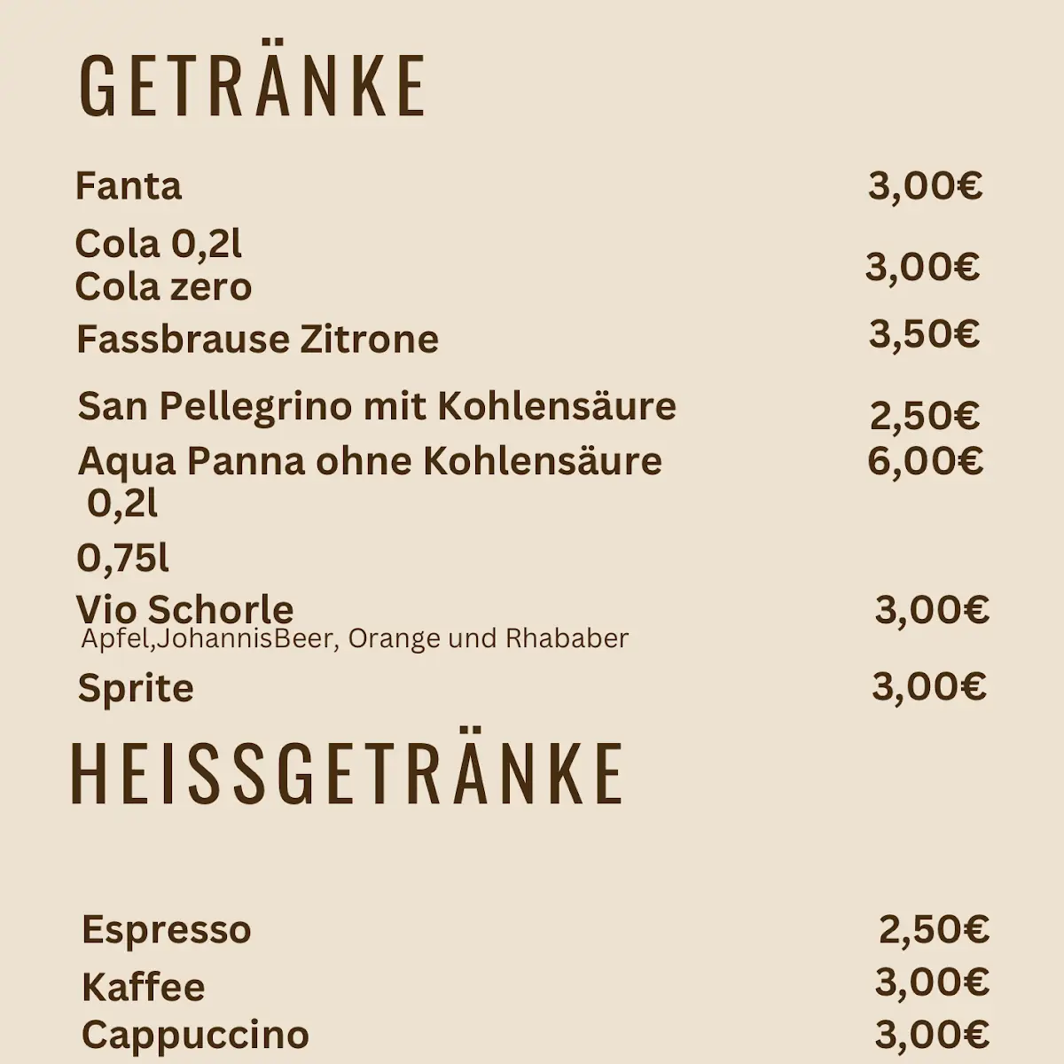 Speisekarte photo 6