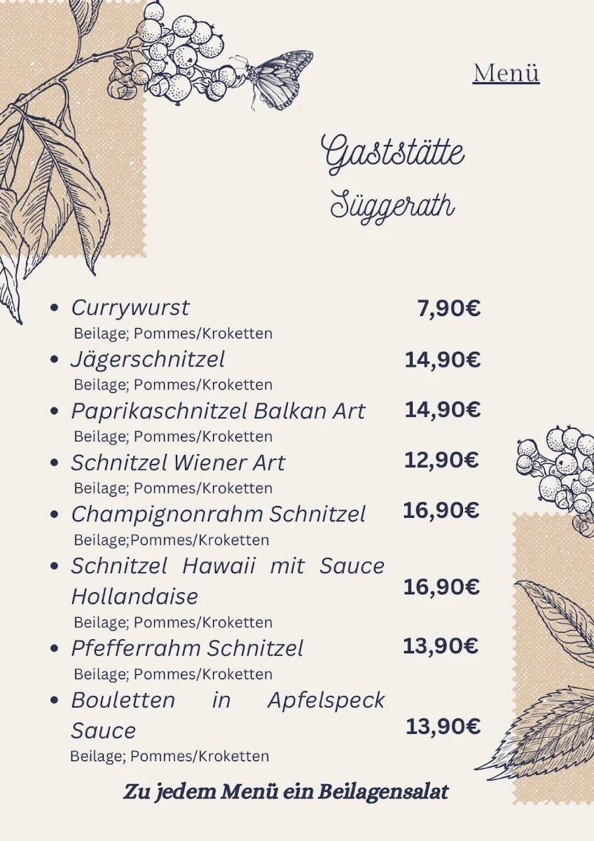 Speisekarte photo 1