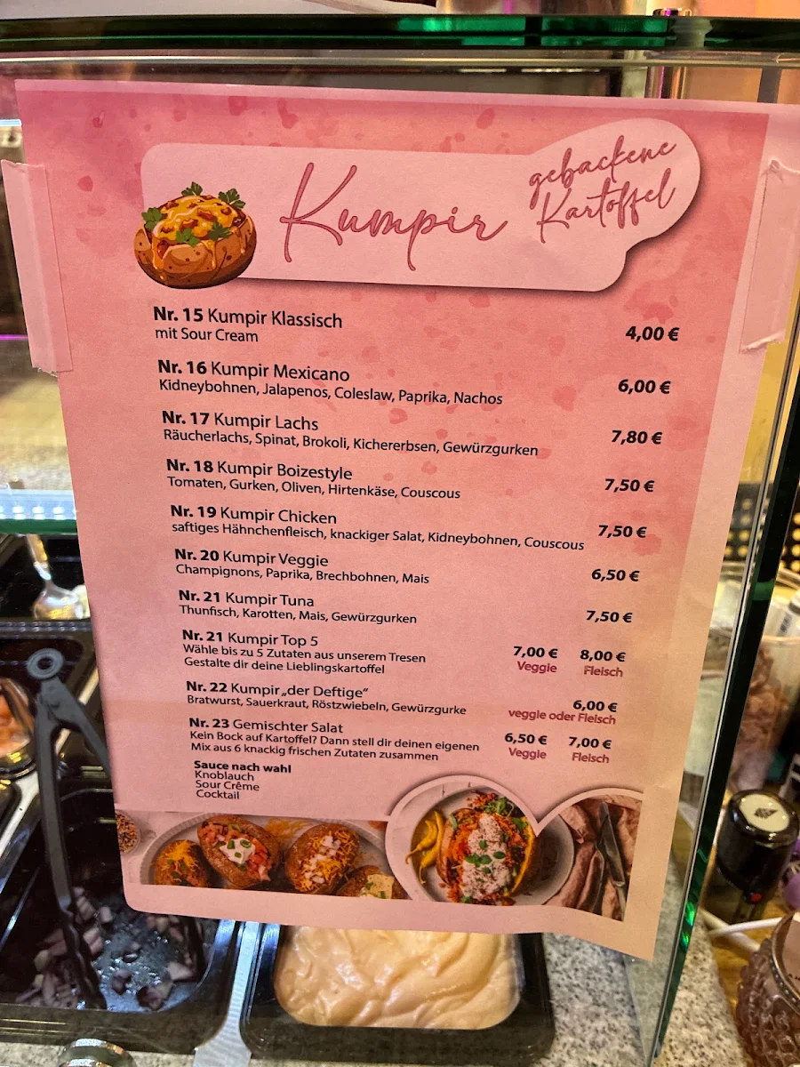 Speisekarte, Cherry Blossom Café Boizenburg