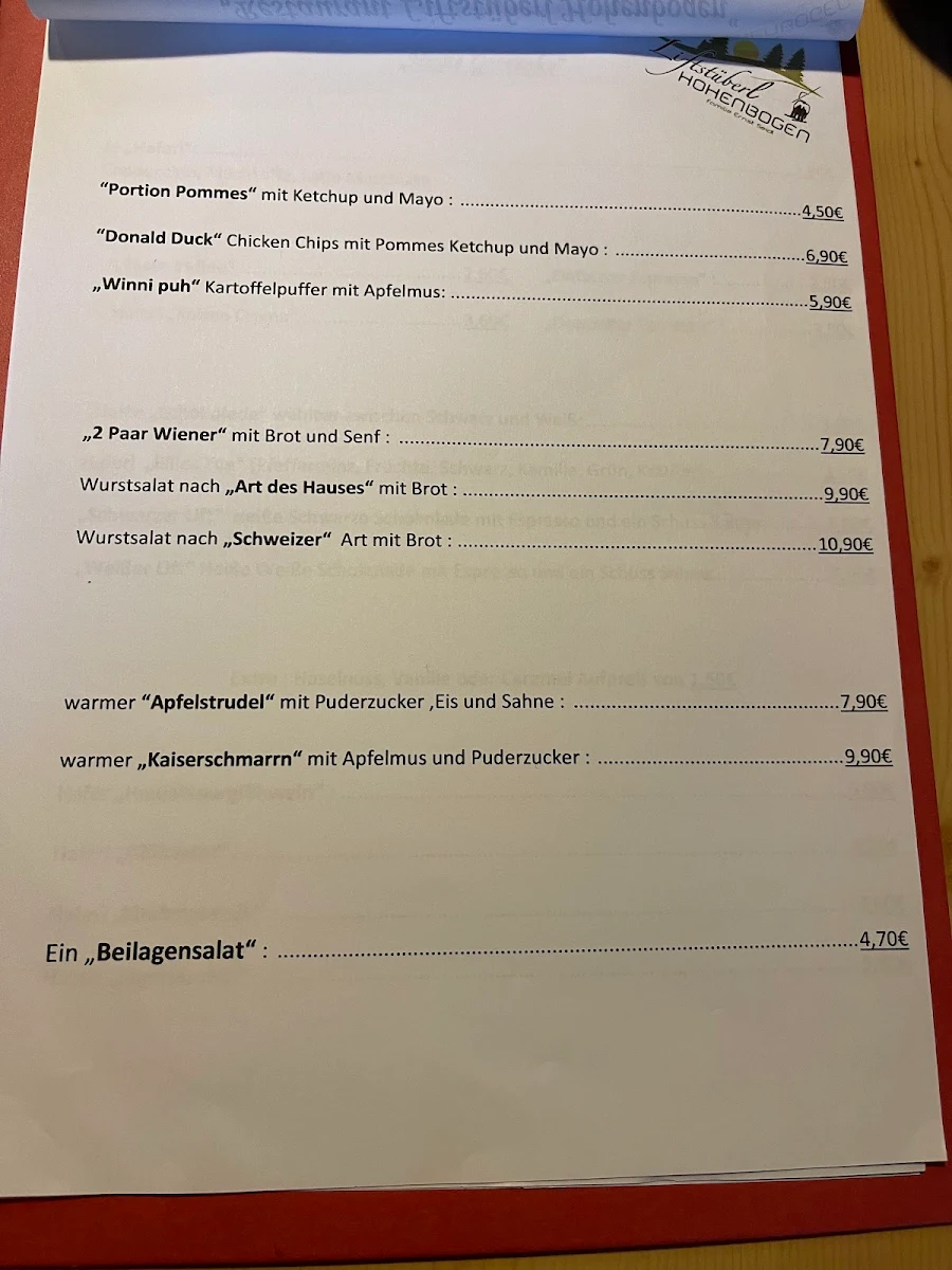 Speisekarte photo 9