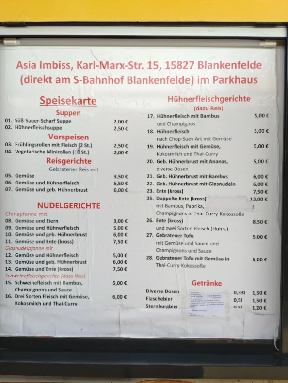 Speisekarte photo 5