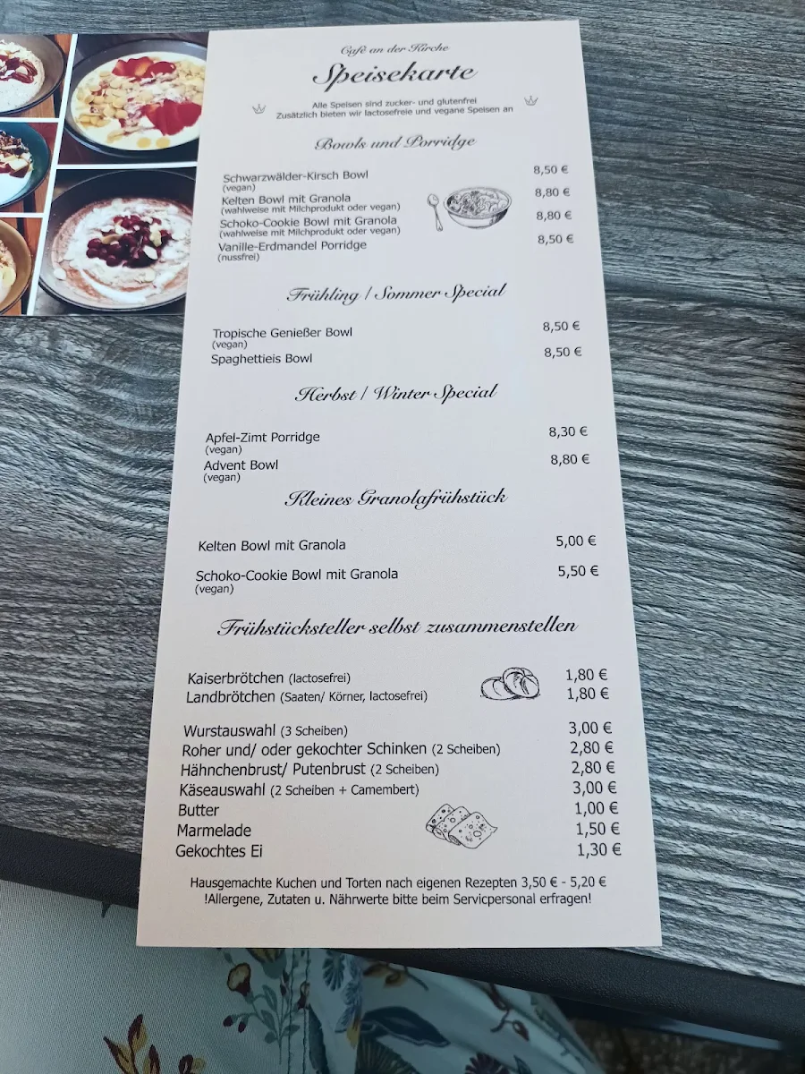 Speisekarte photo 1