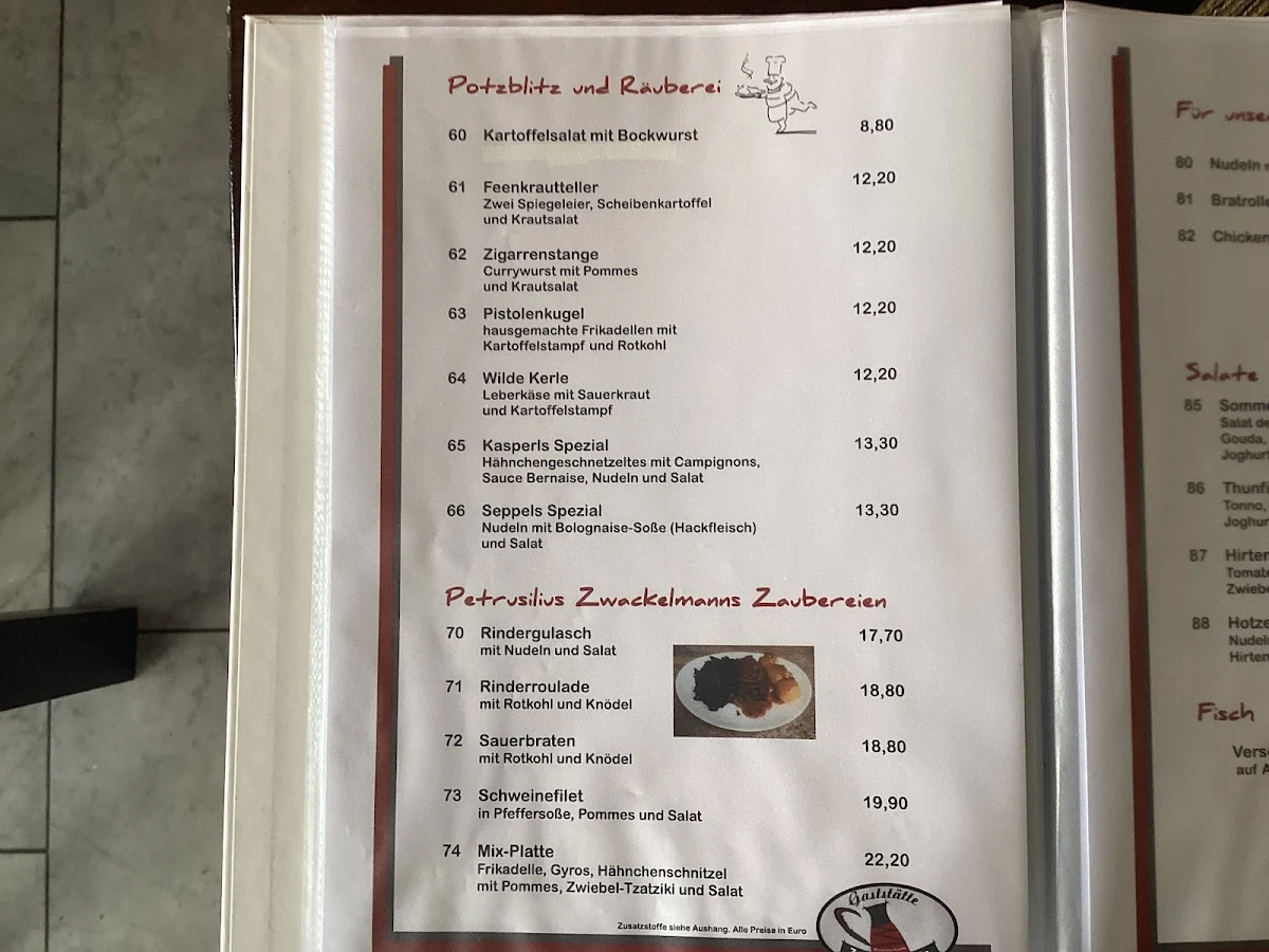 Speisekarte photo 1