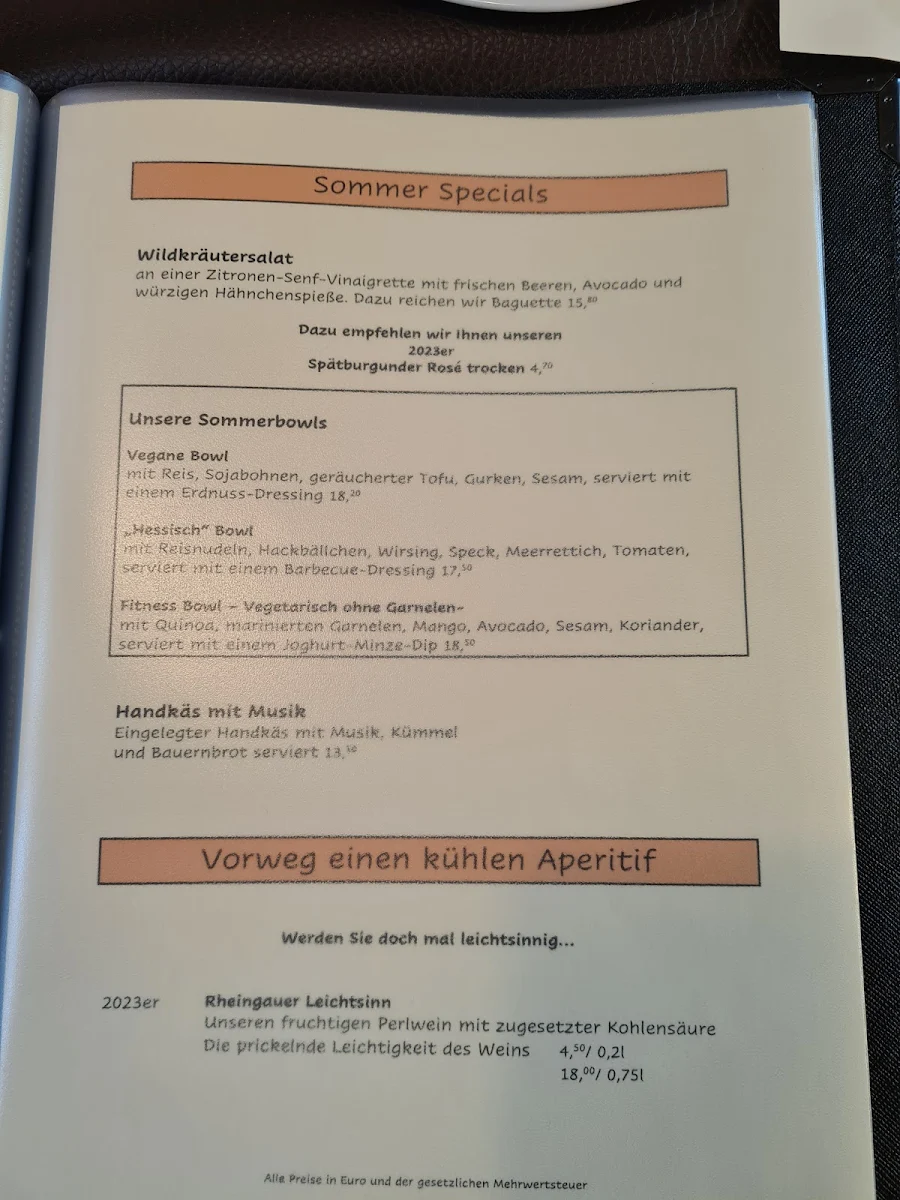 Speisekarte photo 1