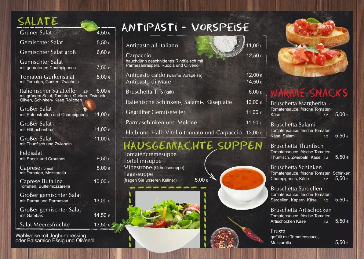 Speisekarte photo 2