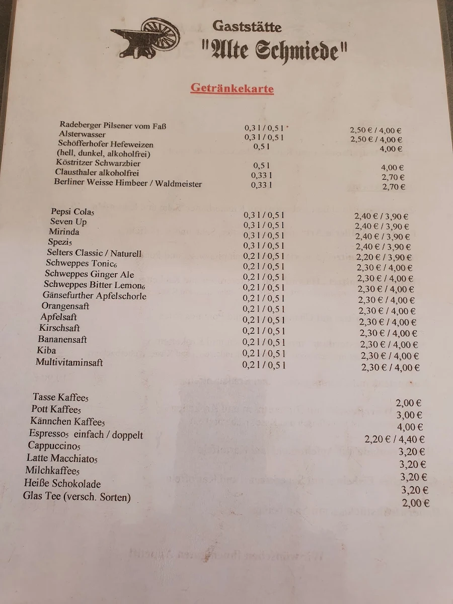 Speisekarte photo 1