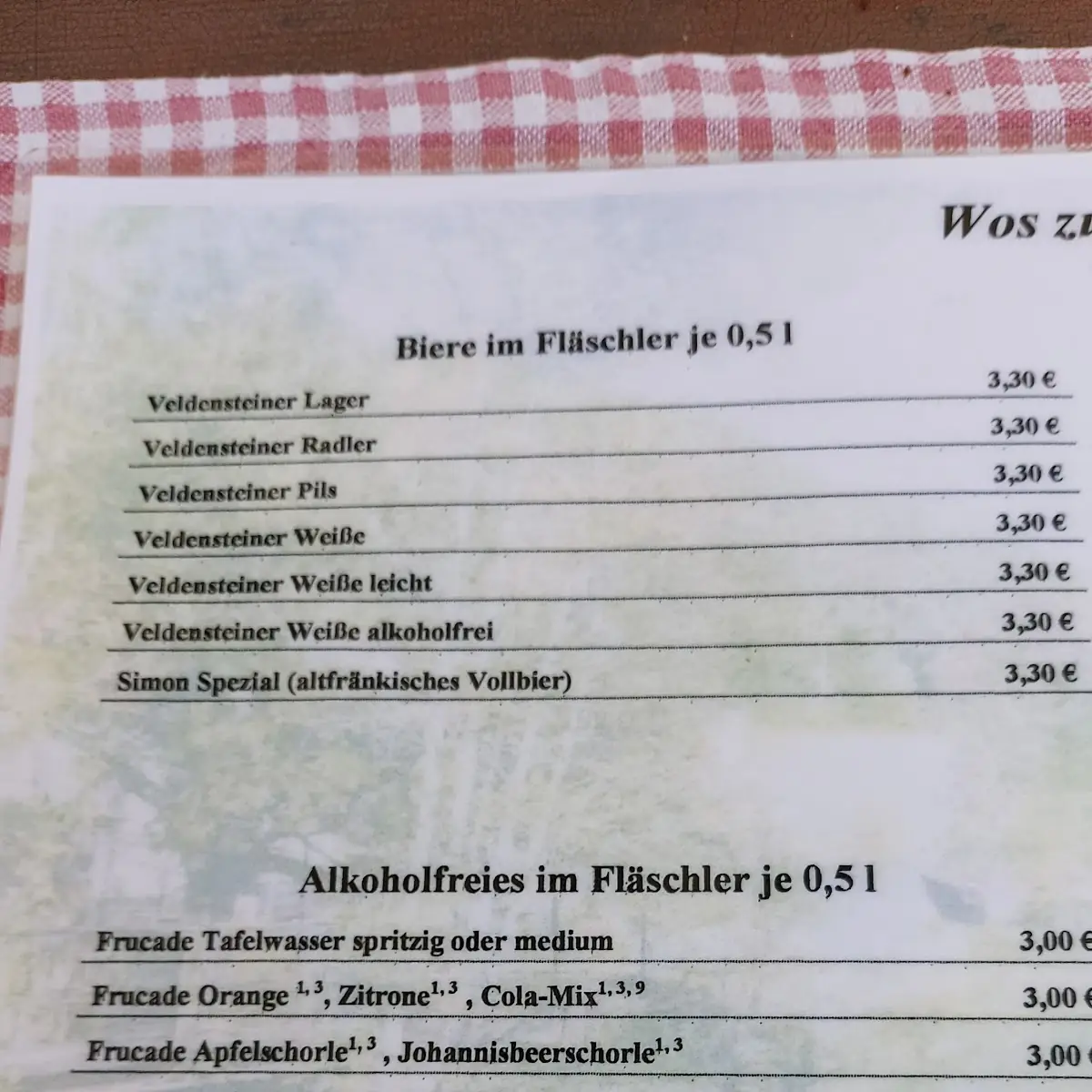 Speisekarte photo 7