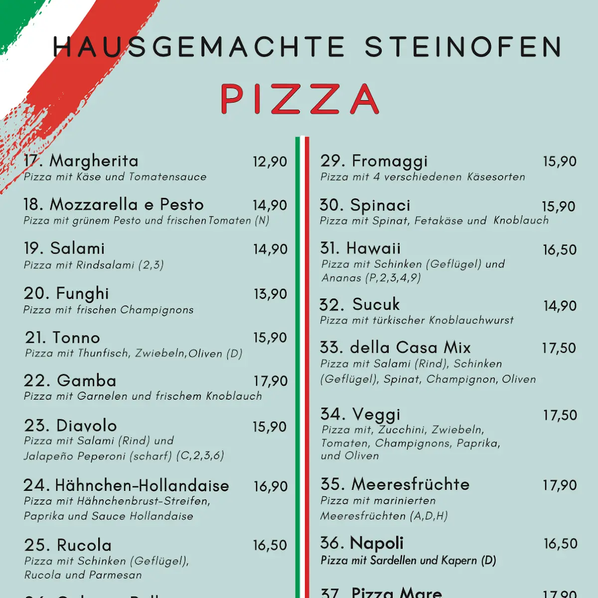 Speisekarte photo 2