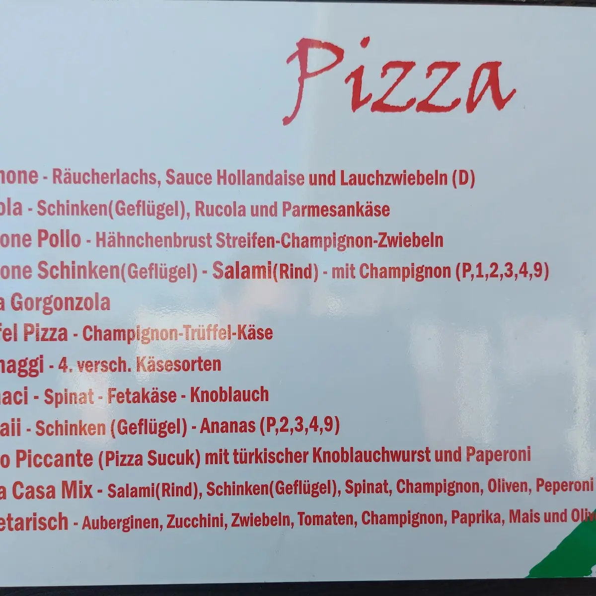Speisekarte photo 5