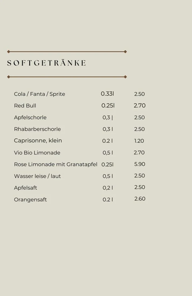 Speisekarte photo 5