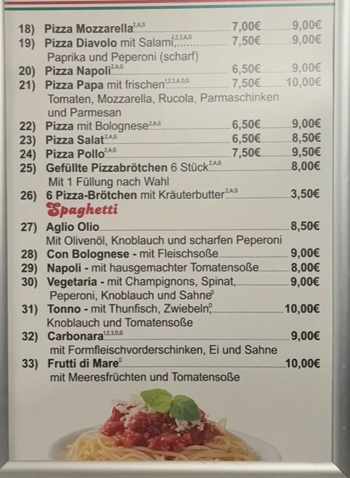 Speisekarte photo 3