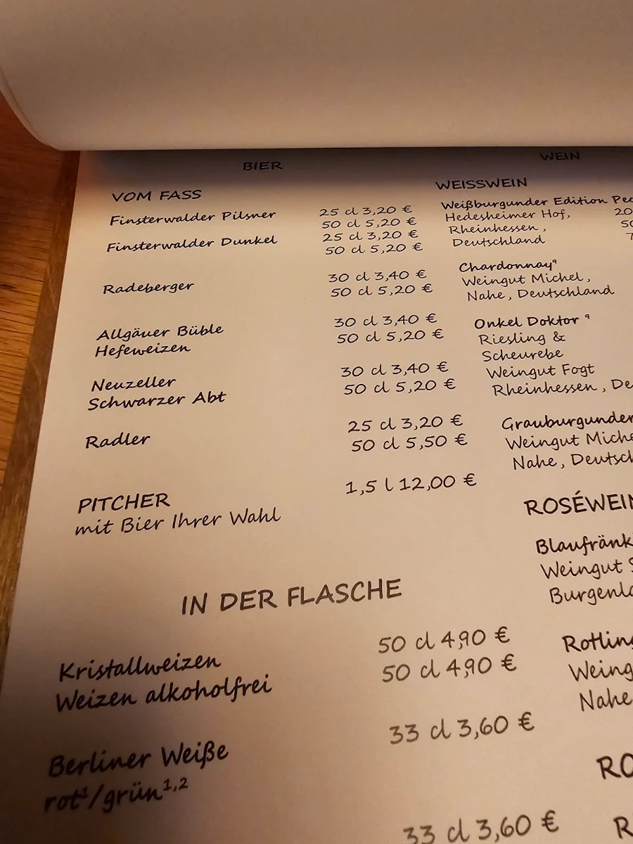 Speisekarte photo 5